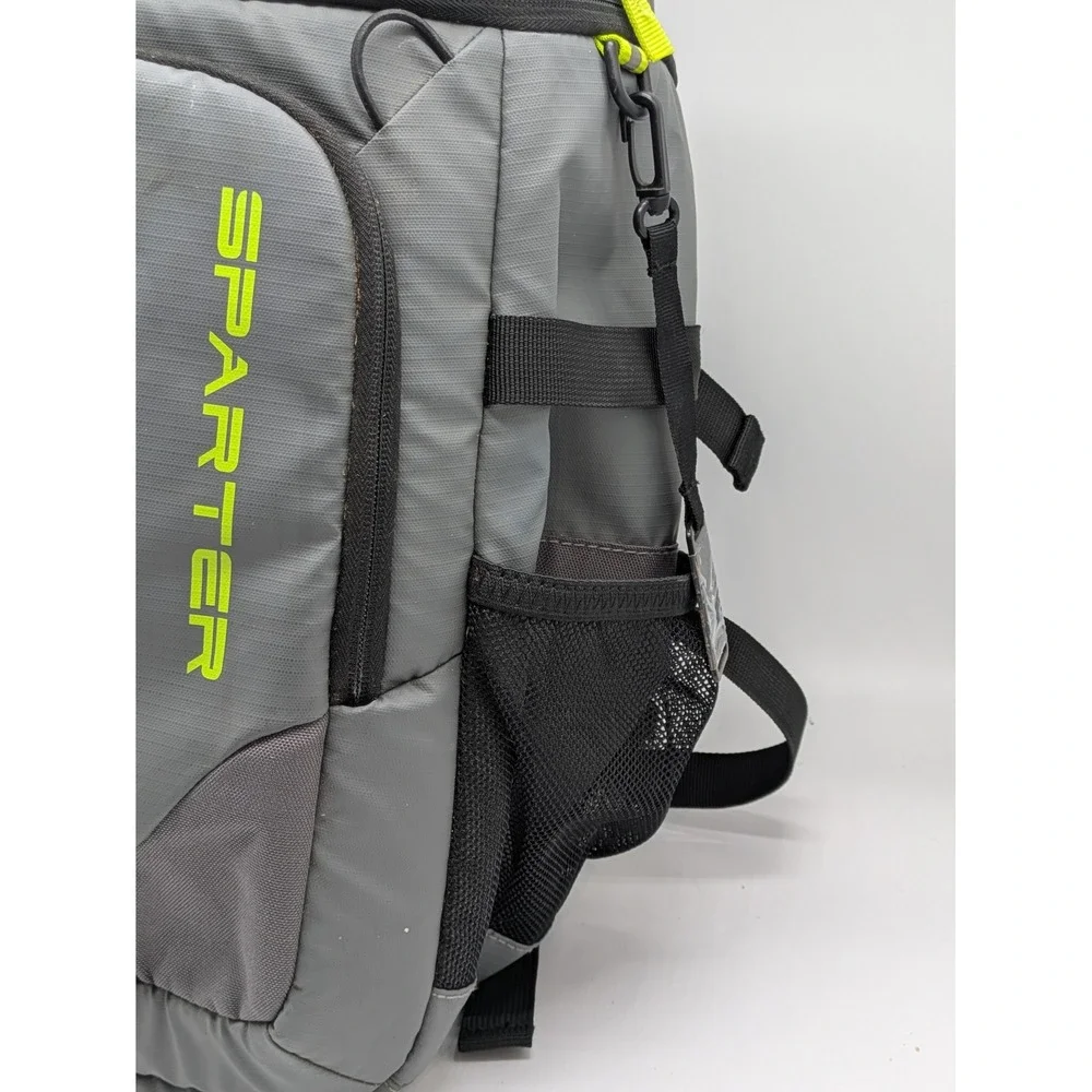 Sparter Insulated Cooler Backpack Gray Leakproof Soft Cooler 16x12x7 Hiking